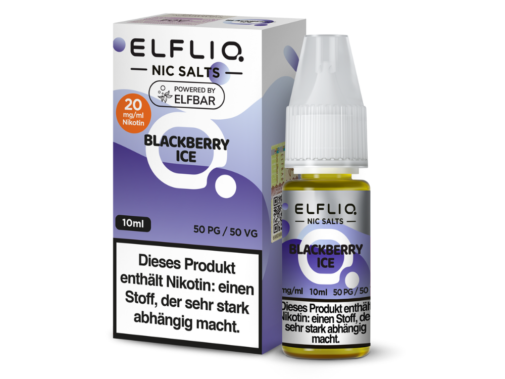 ELFLIQ - Blackberry Ice - 10ml ready-to-use liquid (nicotine salt)