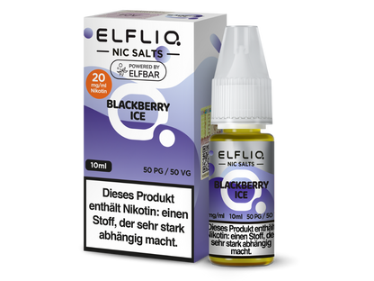 ELFLIQ - Blackberry Ice - 10ml ready-to-use liquid (nicotine salt)