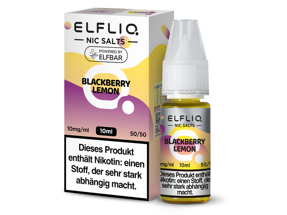 ELFLIQ - Blackberry Lemon - 10ml Fertigliquid (Nikotinsalz)