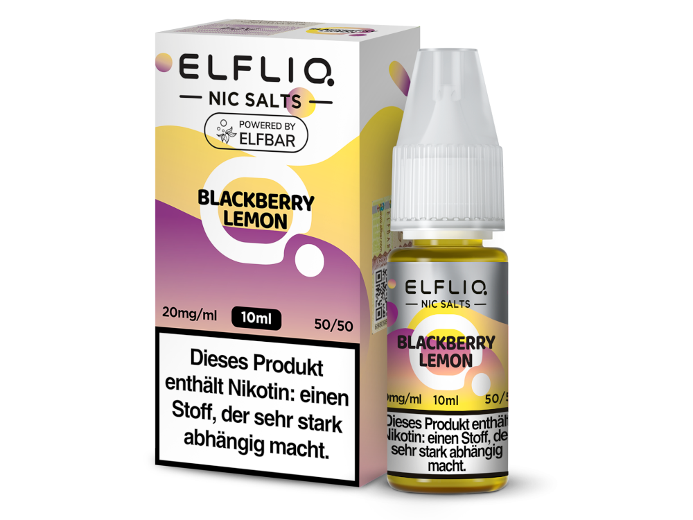 ELFLIQ - Blackberry Lemon - 10ml Fertigliquid (Nikotinsalz)