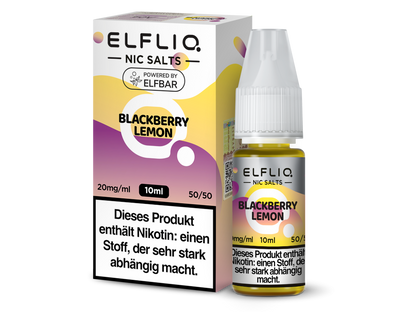 ELFLIQ - Blackberry Lemon - 10ml Fertigliquid (Nikotinsalz)