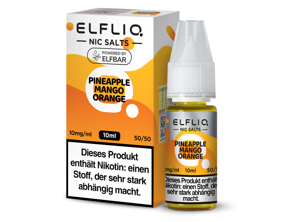 ELFLIQ - Pineapple Mango Orange - 10ml Fertigliquid (Nikotinsalz)