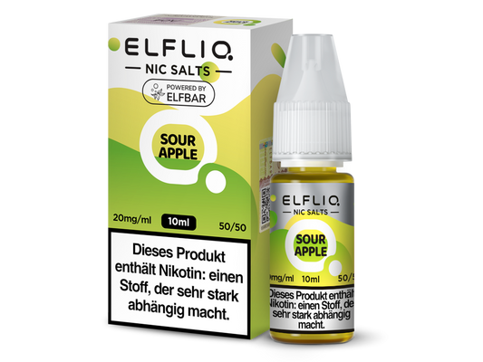 ELFLIQ - Sour Apple - 10ml Fertigliquid (Nikotinsalz)