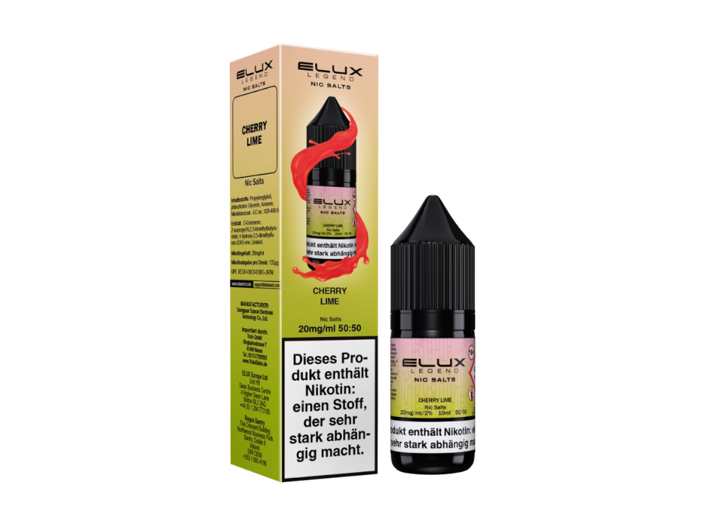 Elux - Cherry Lime - 10ml Fertigliquid (Nikotinsalz)