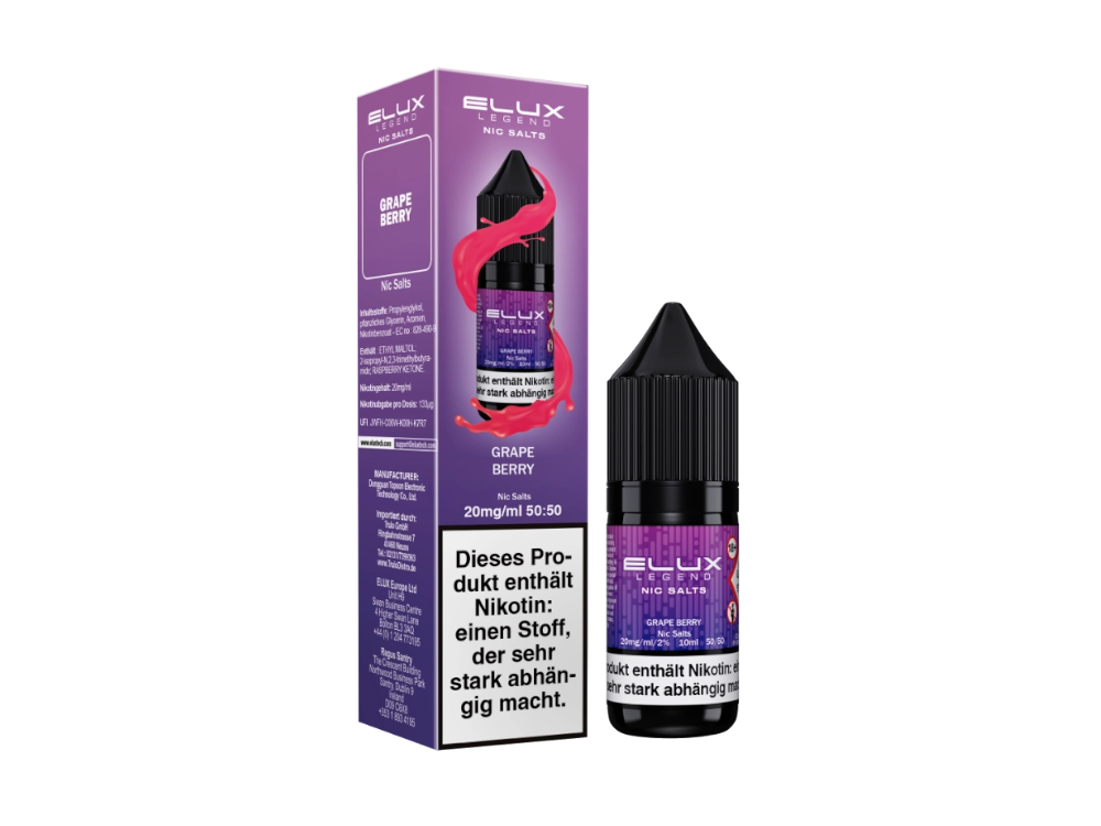 Elux - Grape Berry - 10ml Fertigliquid (Nikotinsalz)