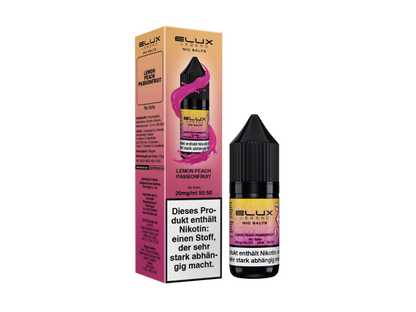 Elux - Lemon Peach Passion - 10ml Fertigliquid (Nikotinsalz)