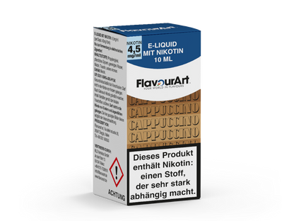FlavourArt - Cappuccino - 10ml Fertigliquid (Nikotin)