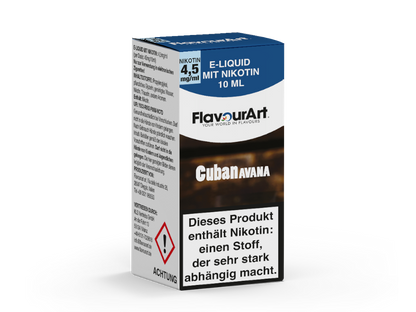 FlavourArt - Cuban Avana - 10ml Fertigliquid (Nikotin)