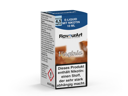 FlavourArt - Virginia - 10ml Fertigliquid (Nikotin)