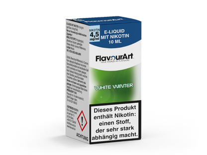 FlavourArt - White Winter - 10ml Fertigliquid (Nikotin)