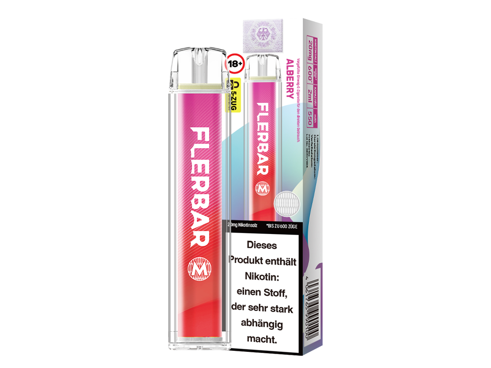 Flerbar - M - Einweg E-Zigarette (Nikotin)