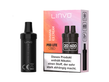 Linvo - Pod Lite - 2ml Prefilled Cartridge (2 Stück pro Packung)