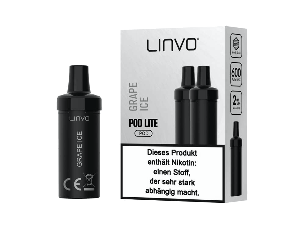 Linvo - Pod Lite - 2ml Prefilled Cartridge (2 Stück pro Packung)