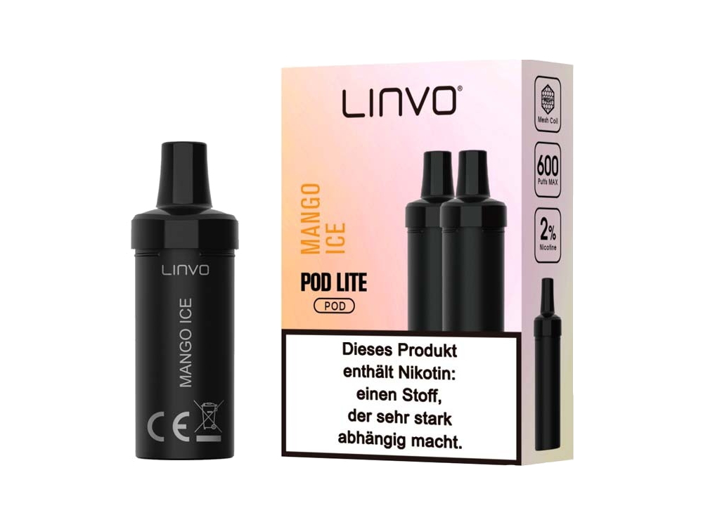 Linvo - Pod Lite - 2ml Prefilled Cartridge (2 Stück pro Packung)