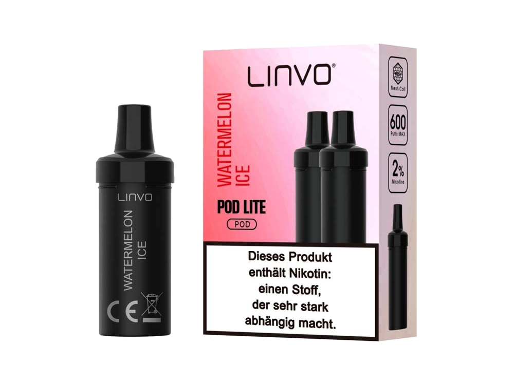 Linvo - Pod Lite - 2ml Prefilled Cartridge (2 Stück pro Packung)