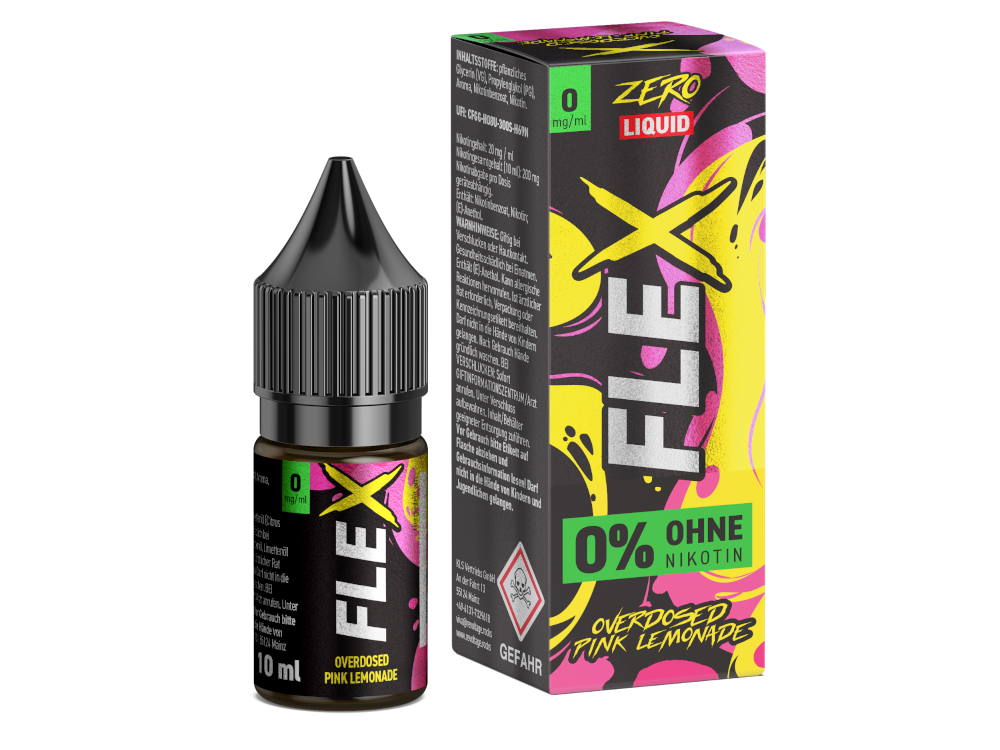 Revoltage - FLEX - Pink Lemonade - 10ml Fertigliquid (Nikotinfrei/Nikotinsalz)