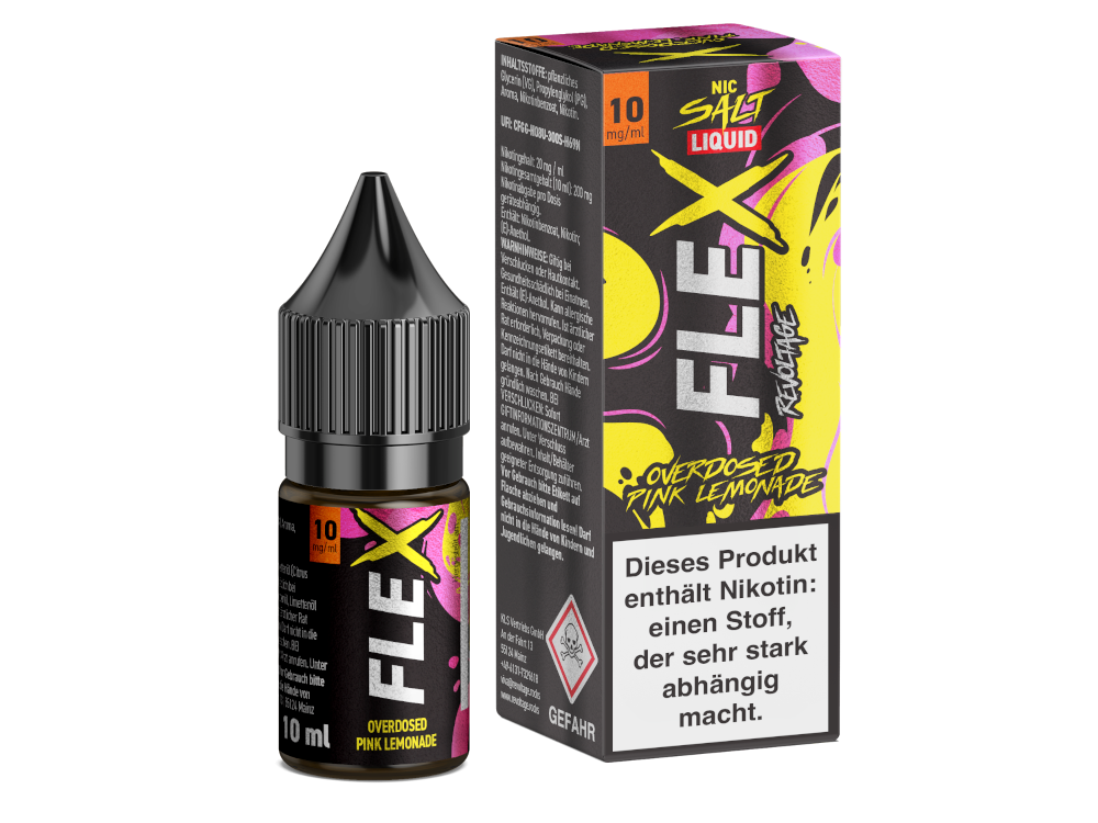 Revoltage - FLEX - Pink Lemonade - 10ml Fertigliquid (Nikotinfrei/Nikotinsalz)