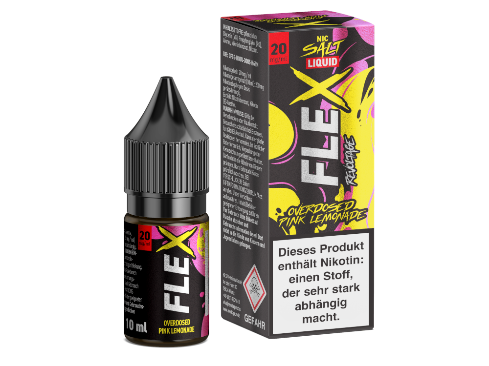 Revoltage - FLEX - Pink Lemonade - 10ml Fertigliquid (Nikotinfrei/Nikotinsalz)
