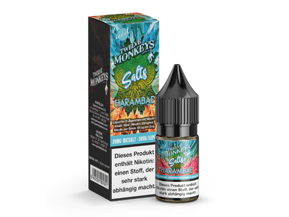 Twelve Monkeys - Iced - Harambae - 10ml Fertigliquid (Nikotinsalz)