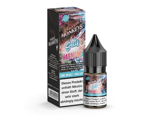 Twelve Monkeys - Iced - Harmony - 10ml Fertigliquid (Nikotinsalz)