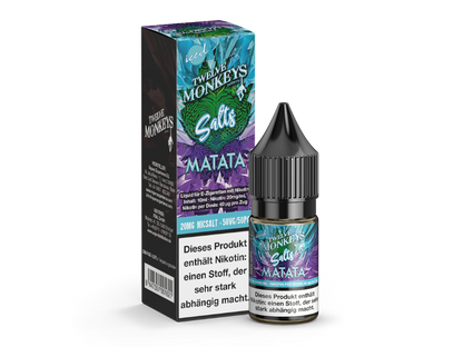 Twelve Monkeys - Iced - Matata - 10ml Fertigliquid (Nikotinsalz)