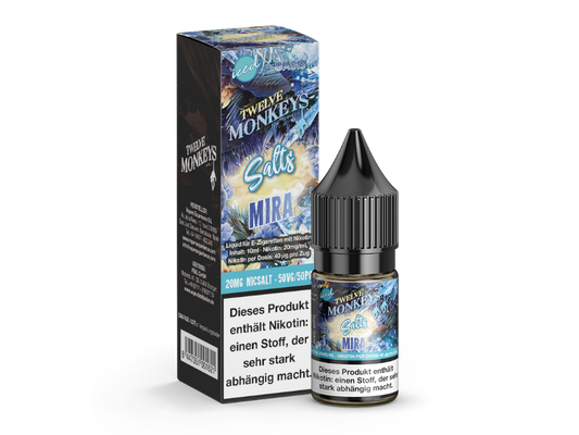 Twelve Monkeys - Iced - Mira - 10ml Fertigliquid (Nikotinsalz)