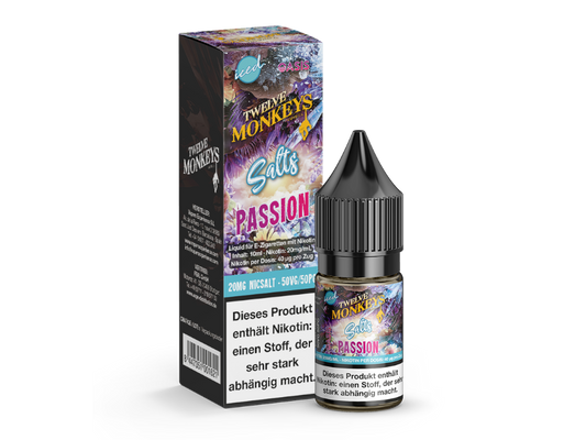 Twelve Monkeys - Iced - Passion - 10ml Fertigliquid (Nikotinsalz)