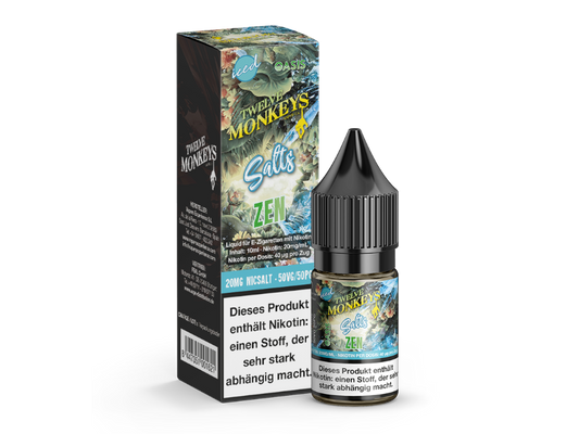 Twelve Monkeys - Iced - Zen - 10ml Fertigliquid (Nikotinsalz)