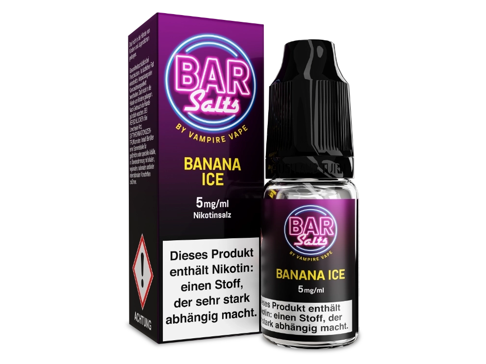 Vampire Vape - Bar Salts Banana Ice - 10ml Fertigliquid (Nikotinsalz)