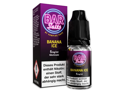 Vampire Vape - Bar Salts Banana Ice - 10ml Fertigliquid (Nikotinsalz)