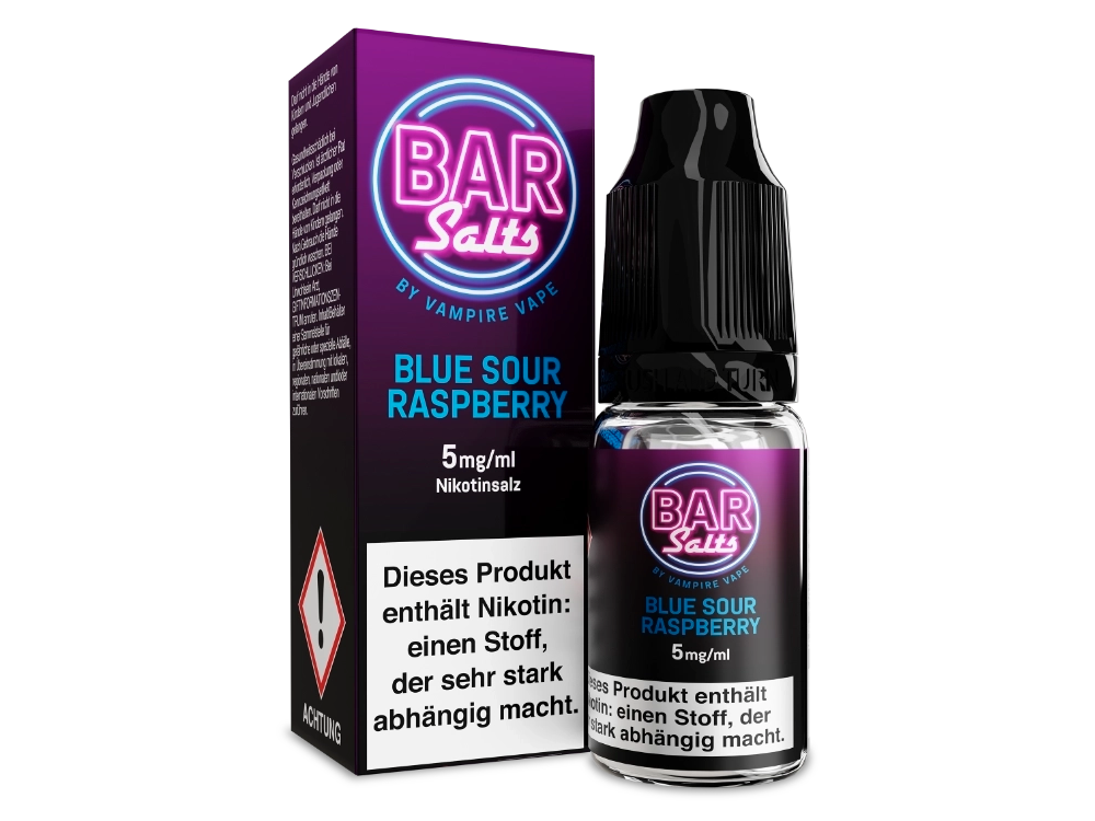 Vampire Vape - Bar Salts Blue Sour Raspberry - 10ml Fertigliquid (Nikotinsalz)