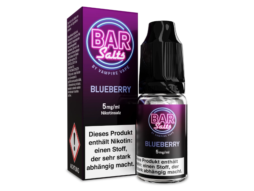 Vampire Vape - Bar Salts Blueberry - 10ml Fertigliquid (Nikotinsalz)