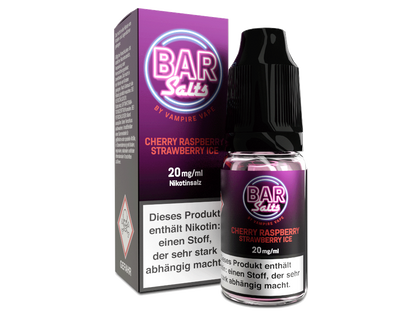 Vampire Vape - Bar Salts Cherry Rasperry Strawberry Ice - 10ml Fertigliquid (Nikotinsalz)