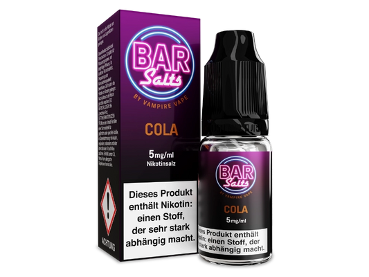 Vampire Vape - Bar Salts Cola - 10ml Fertigliquid (Nikotinsalz)