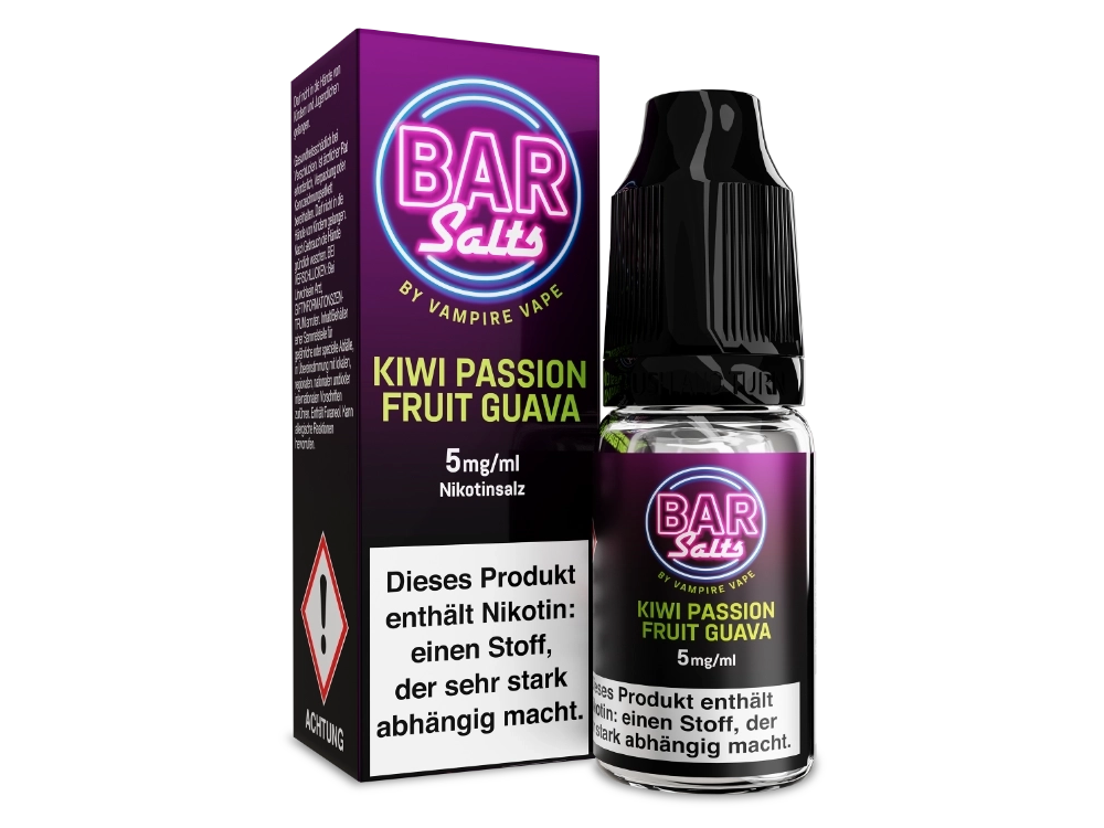 Vampire Vape - Bar Salts Kiwi Passion Fruit Guava - 10ml Fertigliquid (Nikotinsalz)