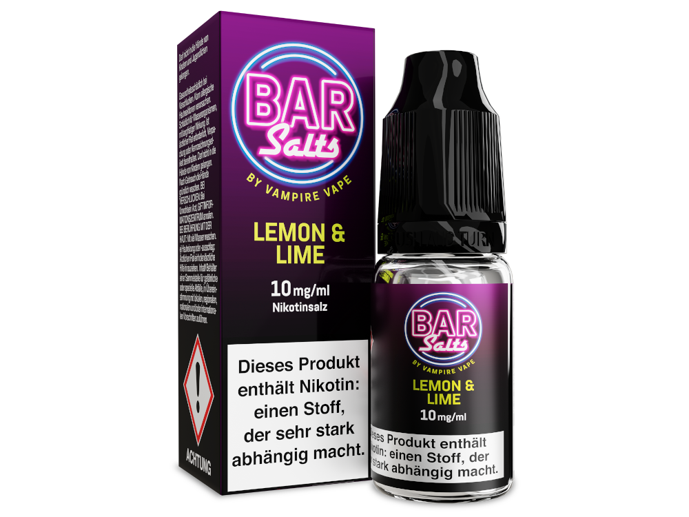 Vampire Vape - Bar Salts Lemon Lime - 10ml Fertigliquid (Nikotinsalz)