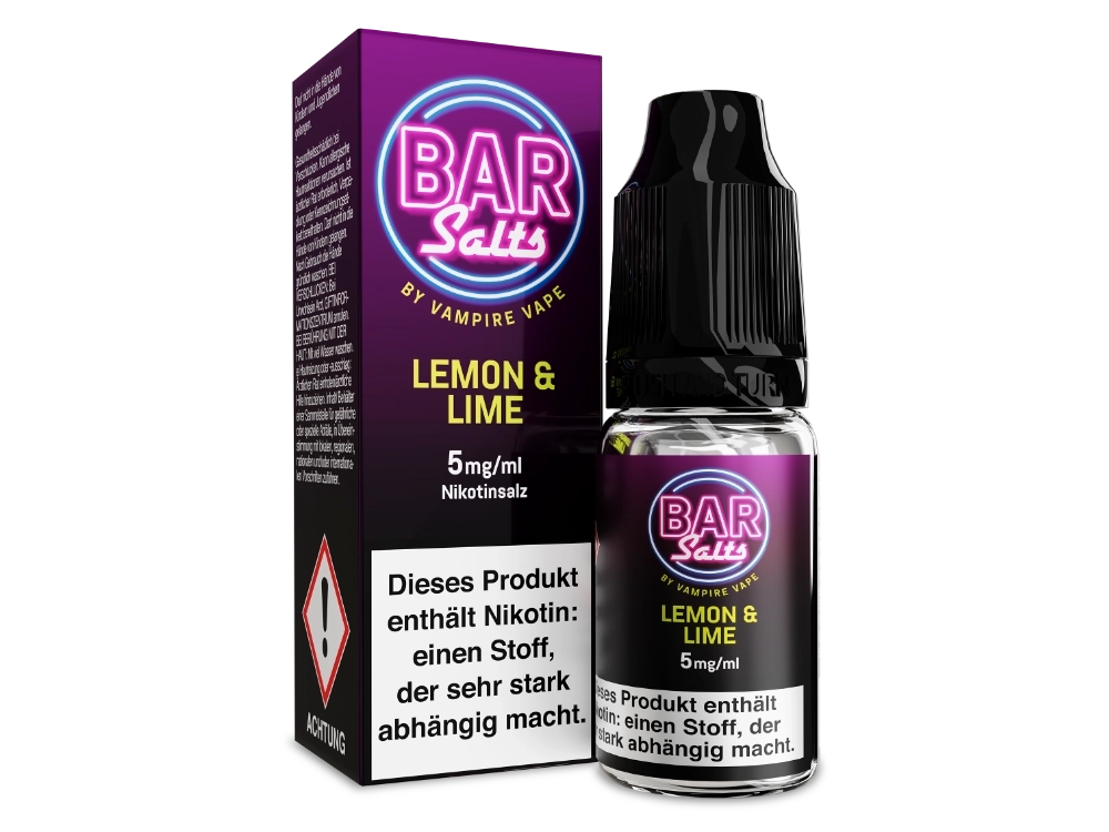 Vampire Vape - Bar Salts Lemon Lime - 10ml Fertigliquid (Nikotinsalz)