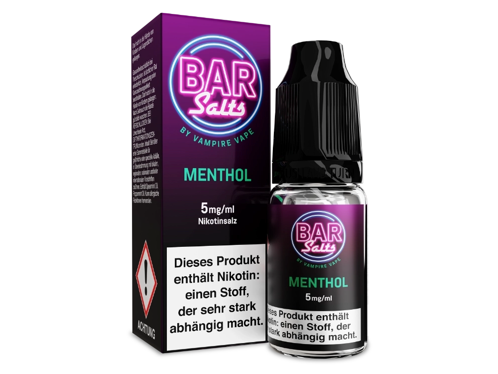 Vampire Vape - Bar Salts Menthol - 10ml Fertigliquid (Nikotinsalz)