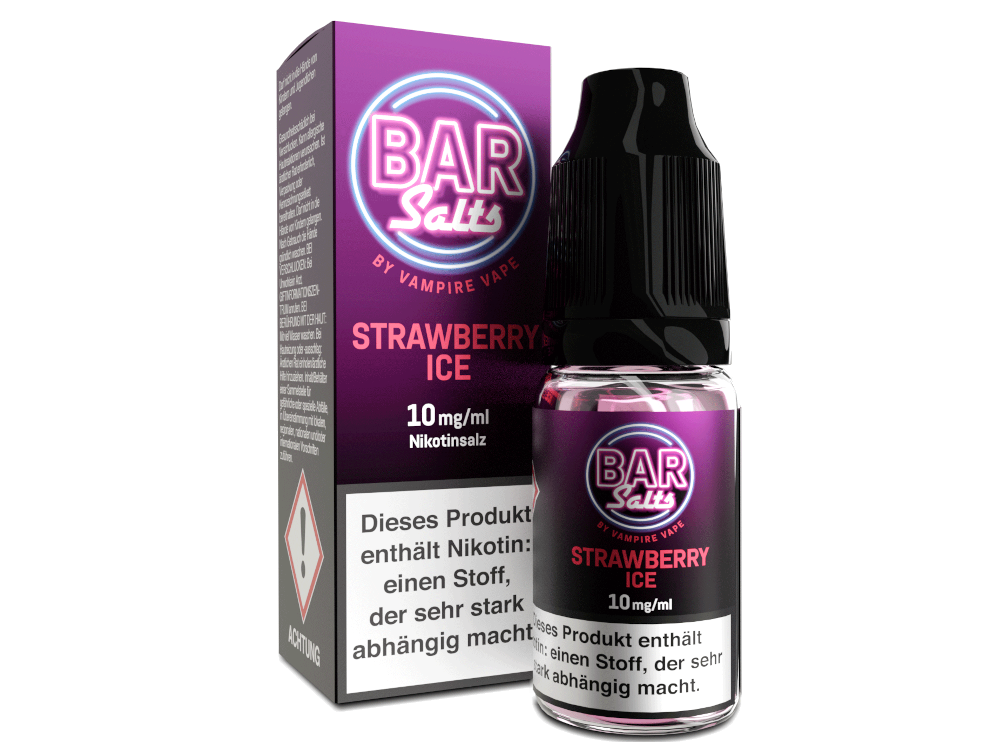 Vampire Vape - Bar Salts Strawberry Ice - 10ml Fertigliquid (Nikotinsalz)