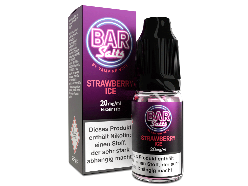 Vampire Vape - Bar Salts Strawberry Ice - 10ml Fertigliquid (Nikotinsalz)