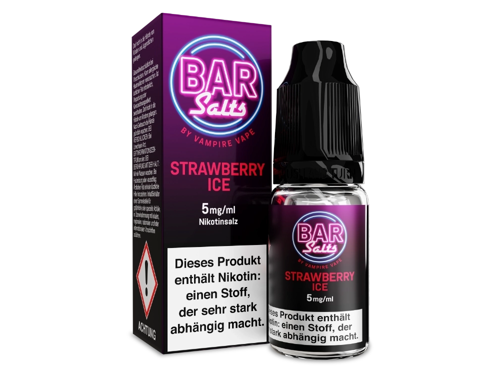 Vampire Vape - Bar Salts Strawberry Ice - 10ml Fertigliquid (Nikotinsalz)