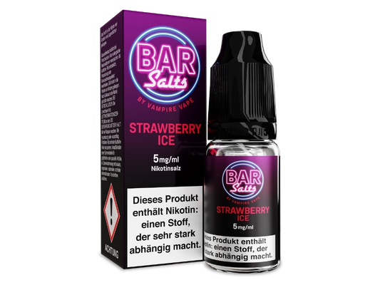 Vampire Vape - Bar Salts Strawberry Ice - 10ml Fertigliquid (Nikotinsalz)