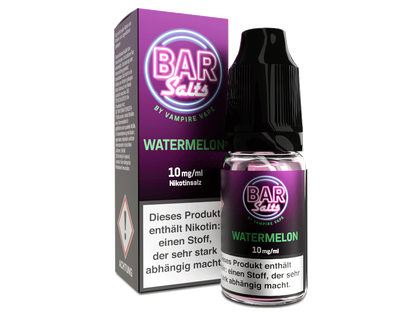 Vampire Vape - Bar Salts Watermelon - 10ml Fertigliquid (Nikotinsalz)