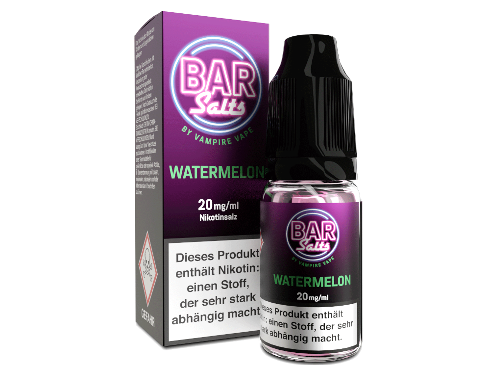 Vampire Vape - Bar Salts Watermelon - 10ml Fertigliquid (Nikotinsalz)