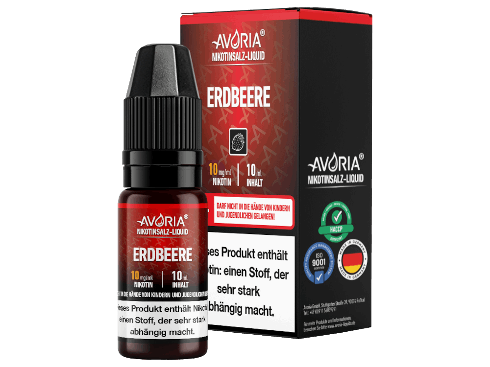 Avoria - Apfel - 10ml Fertigliquid (Nikotinsalz)