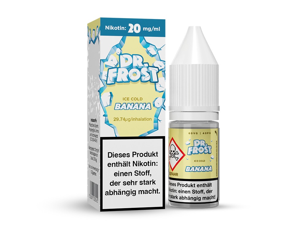 Dr. Frost Ice Cold - Banana - 10ml Fertigliquid (Nikotinsalz)
