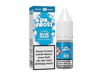 Dr. Frost Ice Cold - Blue Razz - 10ml Fertigliquid (Nikotinsalz)