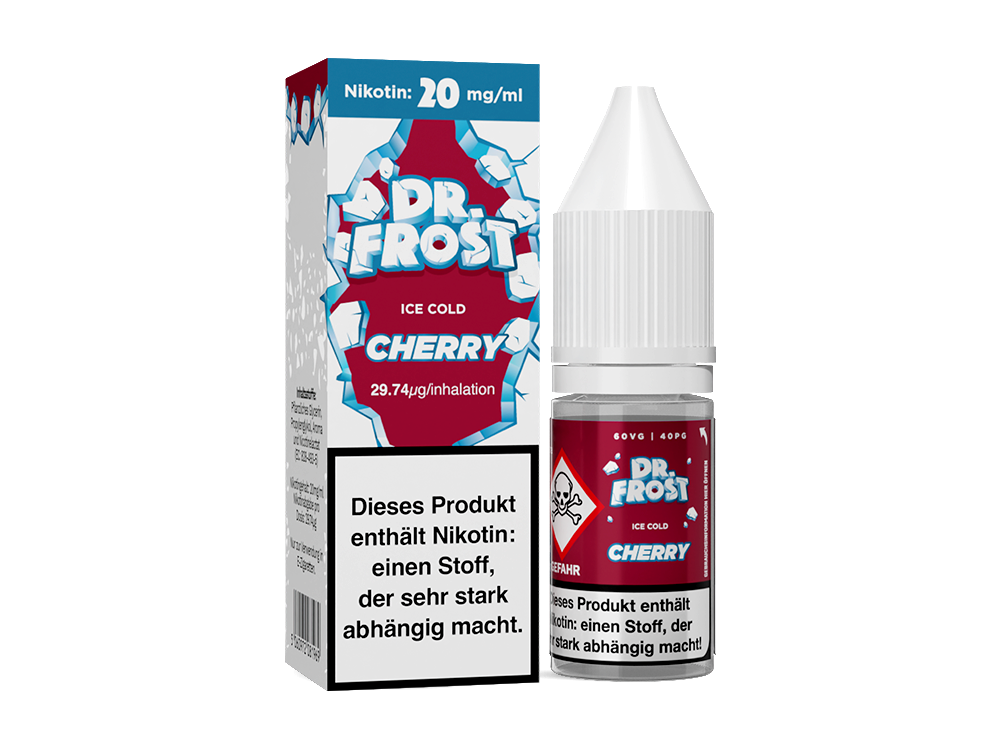 Dr. Frost Ice Cold - Cherry - 10ml Fertigliquid (Nikotinsalz)