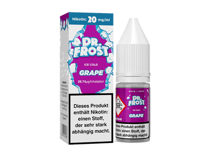 Dr. Frost Ice Cold - Grape - 10ml Fertigliquid (Nikotinsalz)