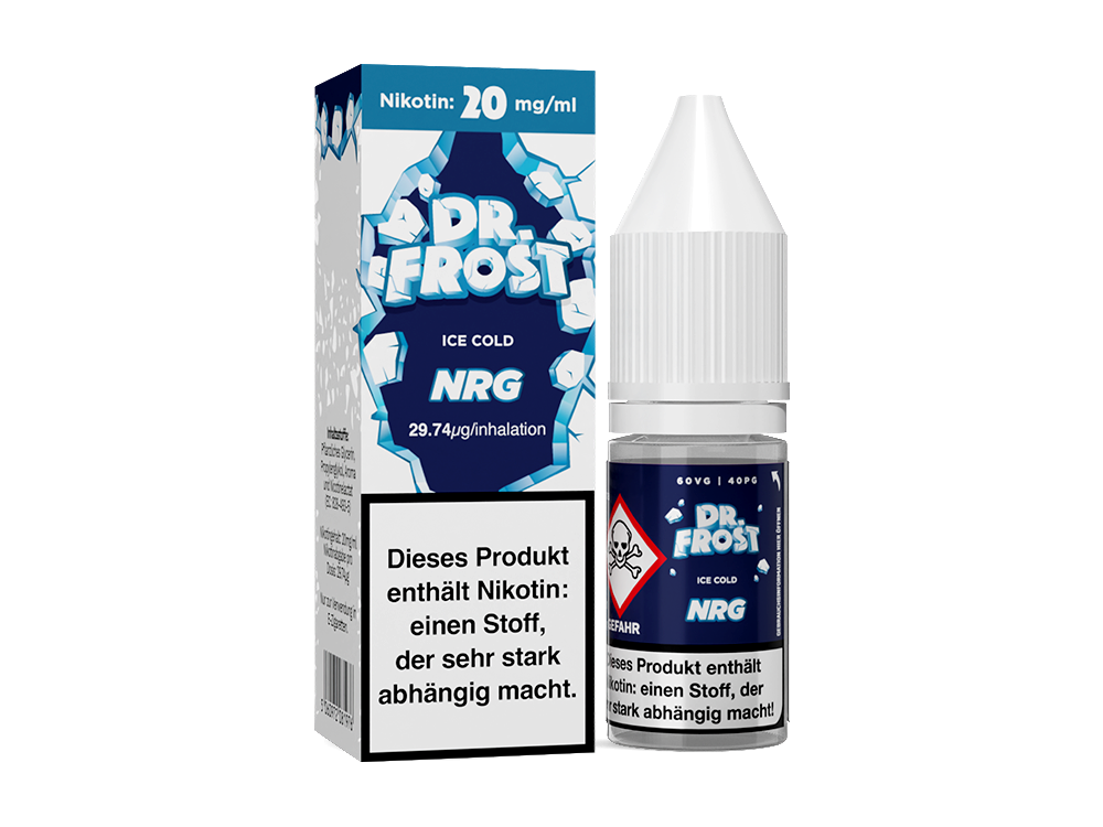 Dr. Frost Ice Cold - NRG - 10ml Fertigliquid (Nikotinsalz)